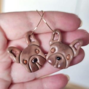 FranciBulldog Szerelem fülbevaló - ékszer - fülbevaló - lógó fülbevaló - Meska.hu