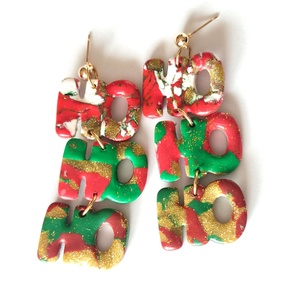 HO-HO-HO Glam fülbevaló - ékszer - fülbevaló - lógó fülbevaló - Meska.hu