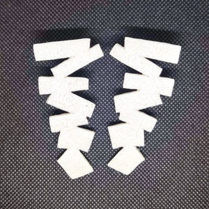 Fehér Szimfónia fülbevaló, Ékszer, Fülbevaló, Lógó fülbevaló, Ékszerkészítés, Gyurma, MESKA