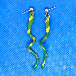 Fenyővarázs fülbevaló, Ékszer, Fülbevaló, Lógó fülbevaló, Ékszerkészítés, Gyurma, MESKA