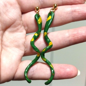 Fenyővarázs fülbevaló - ékszer - fülbevaló - lógó fülbevaló - Meska.hu