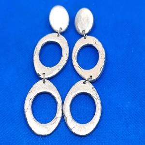 Ezüst Holdfény fülbevaló, Ékszer, Fülbevaló, Lógó fülbevaló, Ékszerkészítés, Gyurma, MESKA