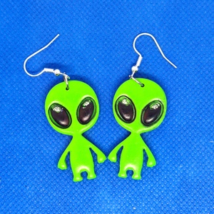 Hello Earthling fülbevaló - ékszer - fülbevaló - lógó fülbevaló - Meska.hu