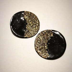 Arany Éjfél fülbevaló - ékszer - fülbevaló - lógó fülbevaló - Meska.hu