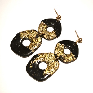 Arany suttogás fülbevaló - ékszer - fülbevaló - lógó fülbevaló - Meska.hu