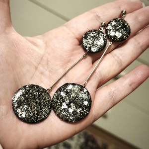 Éjfény Csillanás fülbevaló - ékszer - fülbevaló - lógó fülbevaló - Meska.hu