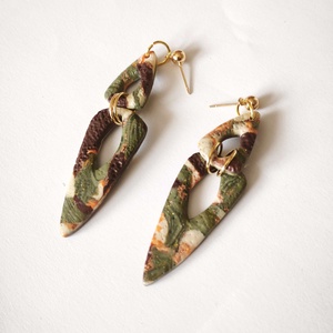 Mohaarany Elegancia fülbevaló - ékszer - fülbevaló - lógó fülbevaló - Meska.hu