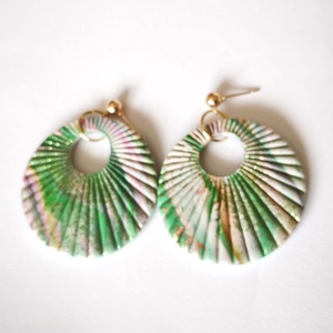 Smaragd Szellő fülbevaló - ékszer - fülbevaló - lógó fülbevaló - Meska.hu