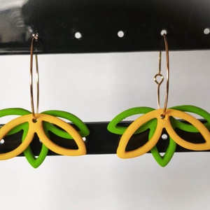 Citromliget fülbevaló - ékszer - fülbevaló - lógó fülbevaló - Meska.hu