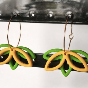 Citromliget fülbevaló - ékszer - fülbevaló - lógó fülbevaló - Meska.hu