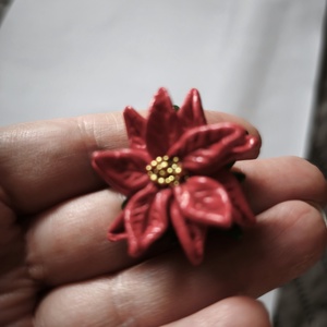 Mikulásvirág medál  - Meska.hu