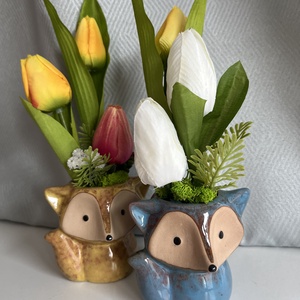 Gyereknapi egyedi ajándék, apróság, tulipános vagy szárazvirágos (többféle) - otthon & életmód - dekoráció - virágdísz és tartó - csokor & virágdísz - Meska.hu