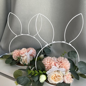 Nyuszis asztaldísz, dekoráció, eukaliptuszos - otthon & életmód - dekoráció - asztal és polc dekoráció - asztaldísz - Meska.hu