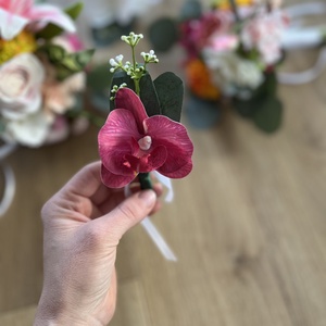 Üde esküvői szett - rendelésre - esküvő - menyasszonyi- és dobócsokor - Meska.hu