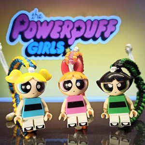 Powerpuff Girls Minifig karkötő - ékszer - karkötő - karkötő medállal - Meska.hu