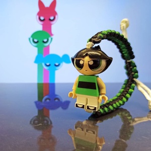 Powerpuff Girls Minifig karkötő - ékszer - karkötő - karkötő medállal - Meska.hu