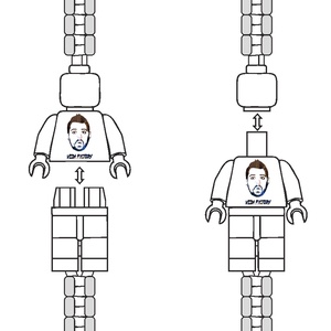 Német válogatott Minifig karkötő - ékszer - karkötő - karkötő medállal - Meska.hu