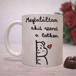 Megtalaltam - Valentin napi bögre , Otthon & Életmód, Konyhafelszerelés, tálalás, Tálalás, Bögre & Csésze, , MESKA