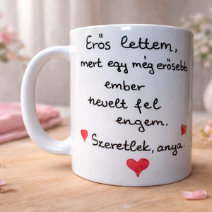 Megható, anyák napi bögre - feliratos ajándék anyának , Otthon & Életmód, Konyhafelszerelés, tálalás, Tálalás, Bögre & Csésze, , MESKA