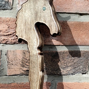 Egyedi sétabot, túrabot juharfából - Ló - játék & sport - sport és kikapcsolódás - más játékok, sportok - Meska.hu