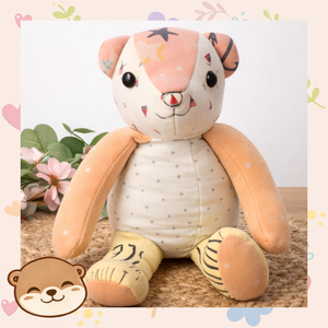 Emlékőrző maci saját baba ruhákból, egyedi ajándék - Meska.hu