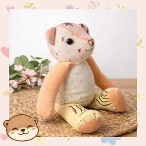 Emlékőrző maci saját baba ruhákból, egyedi ajándék - játék & sport - plüssállat & játékfigura - maci - Meska.hu