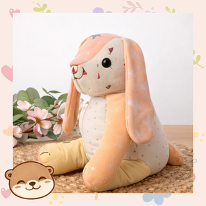 Emlékőrző nyuszi saját baba ruhákból, egyedi ajándék - játék & sport - plüssállat & játékfigura - nyuszi - Meska.hu