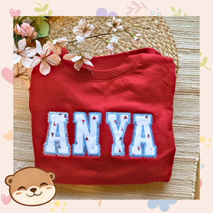 Emlékőrző pulcsi baba ruhákból, felirattal, Anya, Apa, Papa, Mama - Meska.hu