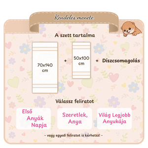 Anyák napi hímzett törölköző szett � választható felirattal, ivory prémium törölközők, minőségi ajándék Anyák napjára - otthon & életmód - fürdőszoba - törölköző - Meska.hu