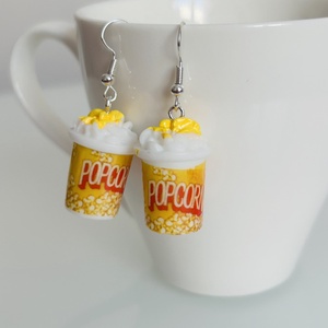 Popcorn fülbevaló - ékszer - fülbevaló - lógó fülbevaló - Meska.hu