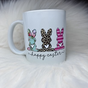 Húsvéti nyuszis bögre, Happy Easter  - Meska.hu