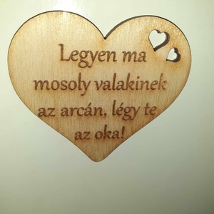 Szívecskés hűtőmágnes - otthon & életmód - konyhafelszerelés, tálalás - konyhai dekoráció - hűtőmágnes - Meska.hu