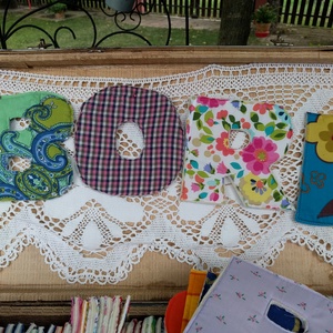 Textil betű - otthon & életmód - dekoráció - Meska.hu