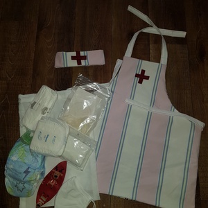 Ápolónő farsangi gyerek jelmez (ovis méret) - ruha & divat - jelmez & álarc - jelmez - Meska.hu