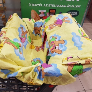 Retro macis bevásárlókocsi huzat - Bevásárló kocsihuzat - Meska.hu