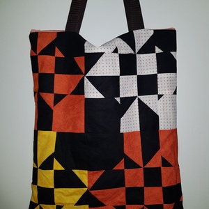Patchwork bevásárló táska, Táska & Tok, Bevásárlás & Shopper táska, Shopper, textiltáska, szatyor, Varrás, MESKA