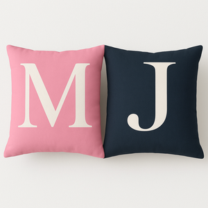 Monogramos párna szett, Otthon & Életmód, Lakástextil, Párna & Párnahuzat, Varrás, MESKA