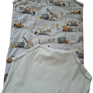 Munkagépes, vízhatlan, bélelt, gumis ovis lepedő 60x130 - Meska.hu
