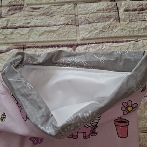 Unikornisos uzsonnás tasak vízálló, frissentartó béléssel - táska & tok - uzsonna- & ebéd tartó - szendvics csomagoló - Meska.hu