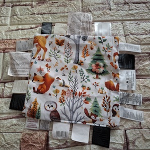 Állatmintás címkerongyi, rongyikendő, Játék & Sport, 3 éves kor alattiaknak, Alvóka & Rongyi, Varrás, MESKA