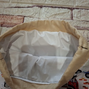 Nagyméretű, munkagépes uzsonnás tasak - táska & tok - uzsonna- & ebéd tartó - szendvics csomagoló - Meska.hu