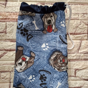 Kutyás uzsonnás tasak vízhatlan, frissen tartó béléssel, Táska & Tok, Uzsonna- & Ebéd tartó, Szendvics csomagoló, Varrás, MESKA