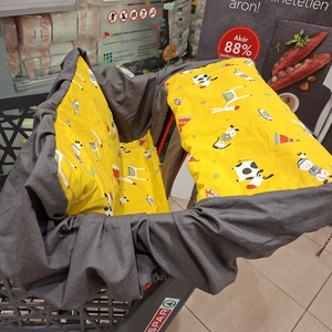 Állatos bevásárlókocsi huzat - Bevásárló kocsihuzat - játék & sport - 3 éves kor alattiaknak - bevásárlókocsi huzat - Meska.hu