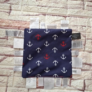 Matróz mintás címkerongyi, Játék & Sport, 3 éves kor alattiaknak, Alvóka & Rongyi, Varrás, MESKA