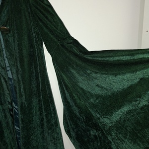 Hosszú, smaragdzöld színű női cosplay köpeny XS - Meska.hu