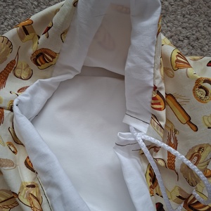 Uzsonnás tasak frissen tartó PUL béléssel - táska & tok - uzsonna- & ebéd tartó - szendvics csomagoló - Meska.hu