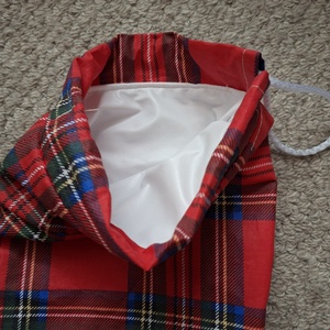 Skót kockás uzsonnás tasak - táska & tok - uzsonna- & ebéd tartó - szendvics csomagoló - Meska.hu