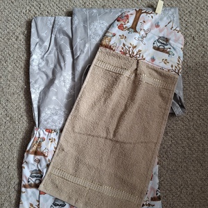 Állatmintás ovis szett - Oviszsák, kötözős párna és törölköző, Játék & Sport, Ovis felszerelés, Ovis zsák, Varrás, MESKA