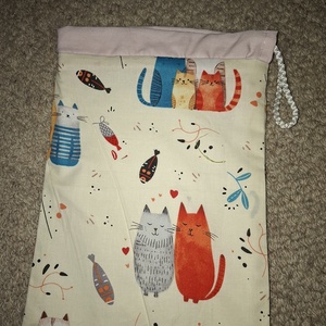 Cicás uzsonnás tasak, Táska & Tok, Uzsonna- & Ebéd tartó, Szendvics csomagoló, Varrás, MESKA