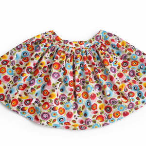Virágmintás szoknya 50 cm - ruha & divat - női ruha - szoknya - Meska.hu